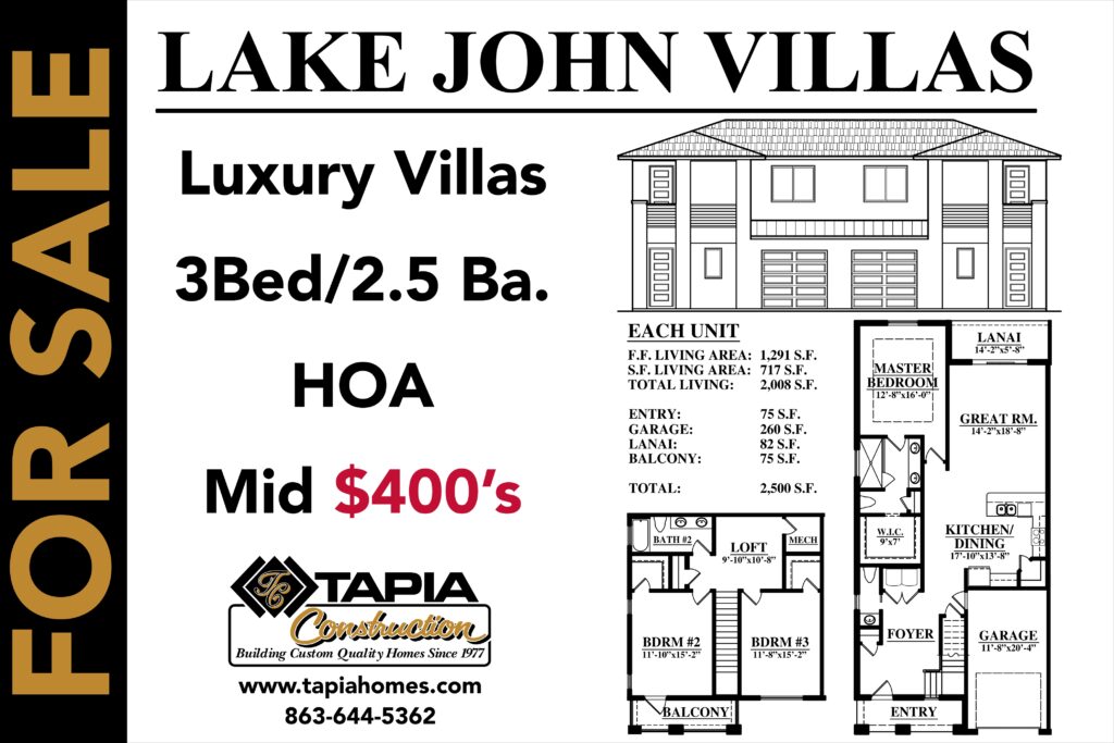 Lake John Villas Flyer